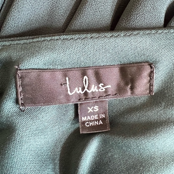 Lulu's Forest Green Sleeveless Maxi Dress Size XS - Picture 12 of 13